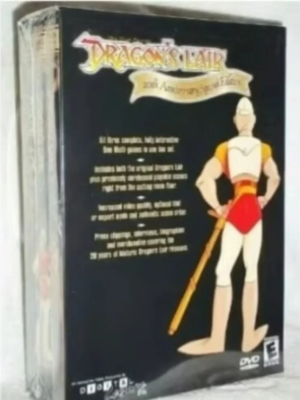 Dragon's Lair 20th Anniversary Special Edition DVD Games ~ PS2 & Xbox Compatible